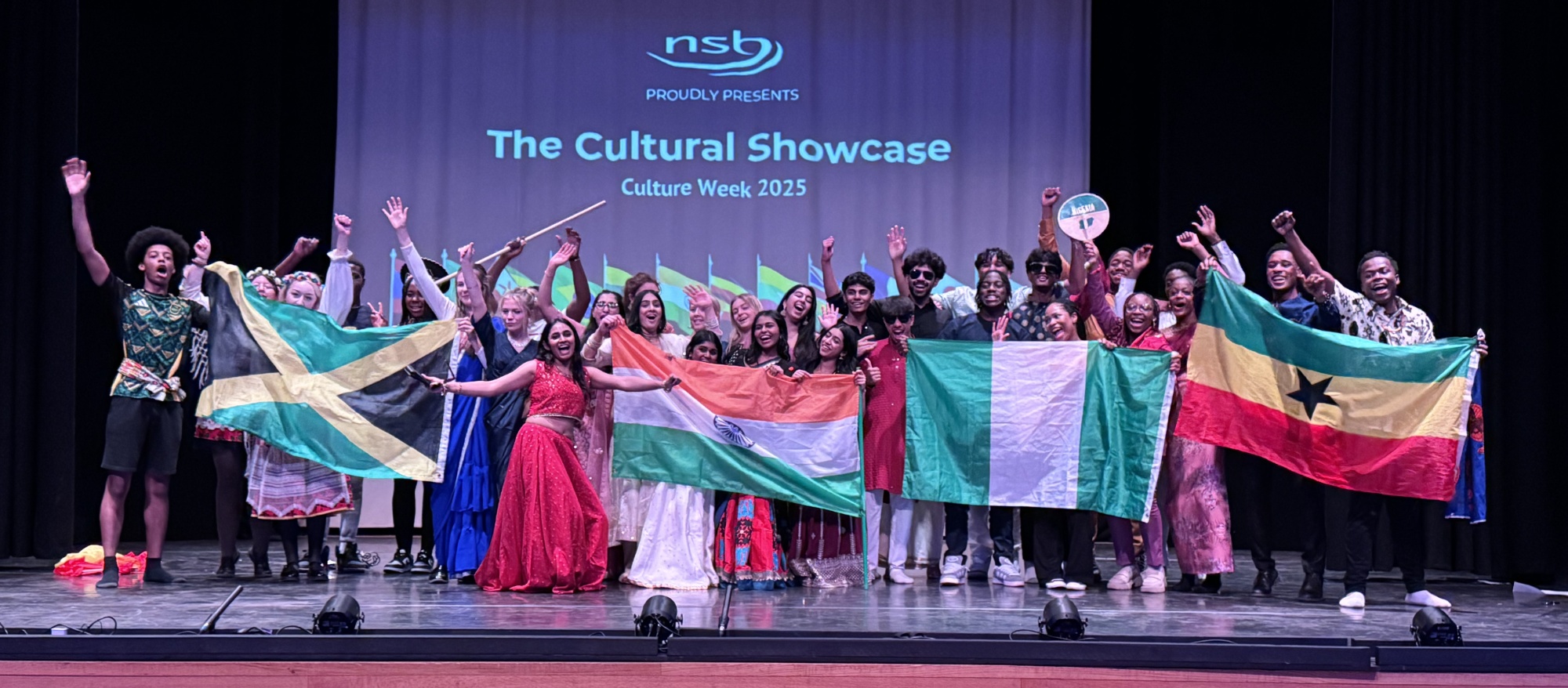 cultural showcase on stage